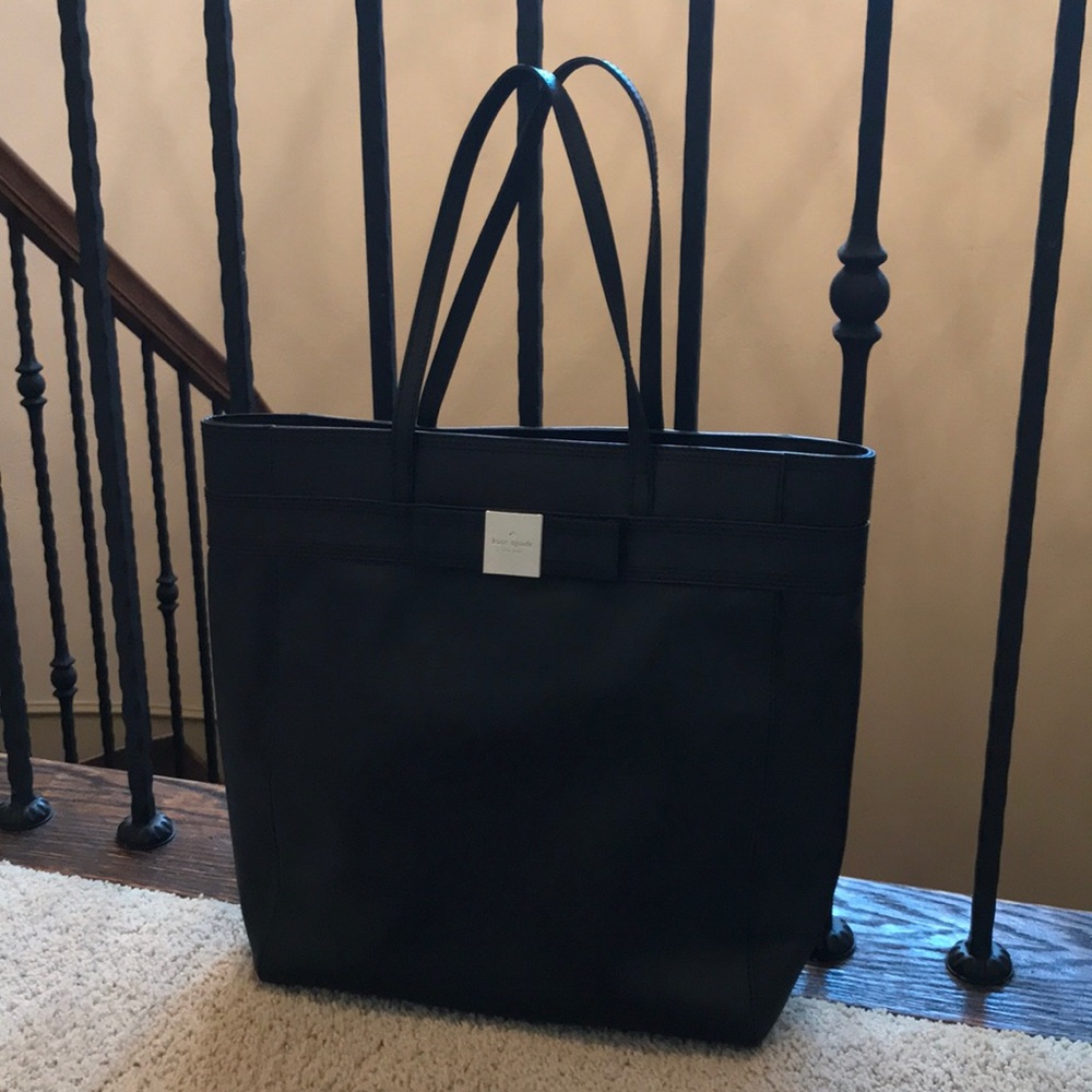 Kate Spade Black Leather Tote